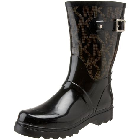 michael kors shoes mk logo rain boots|Michael Kors women rain boots.